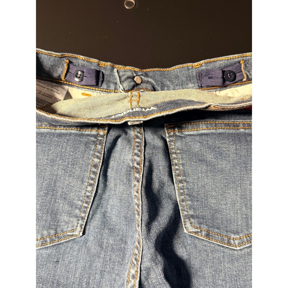 Wrangler Boys Classic Straight Jeans Medium Wash Adjustable Waist Size 14 Slim - Picture 7 of 8